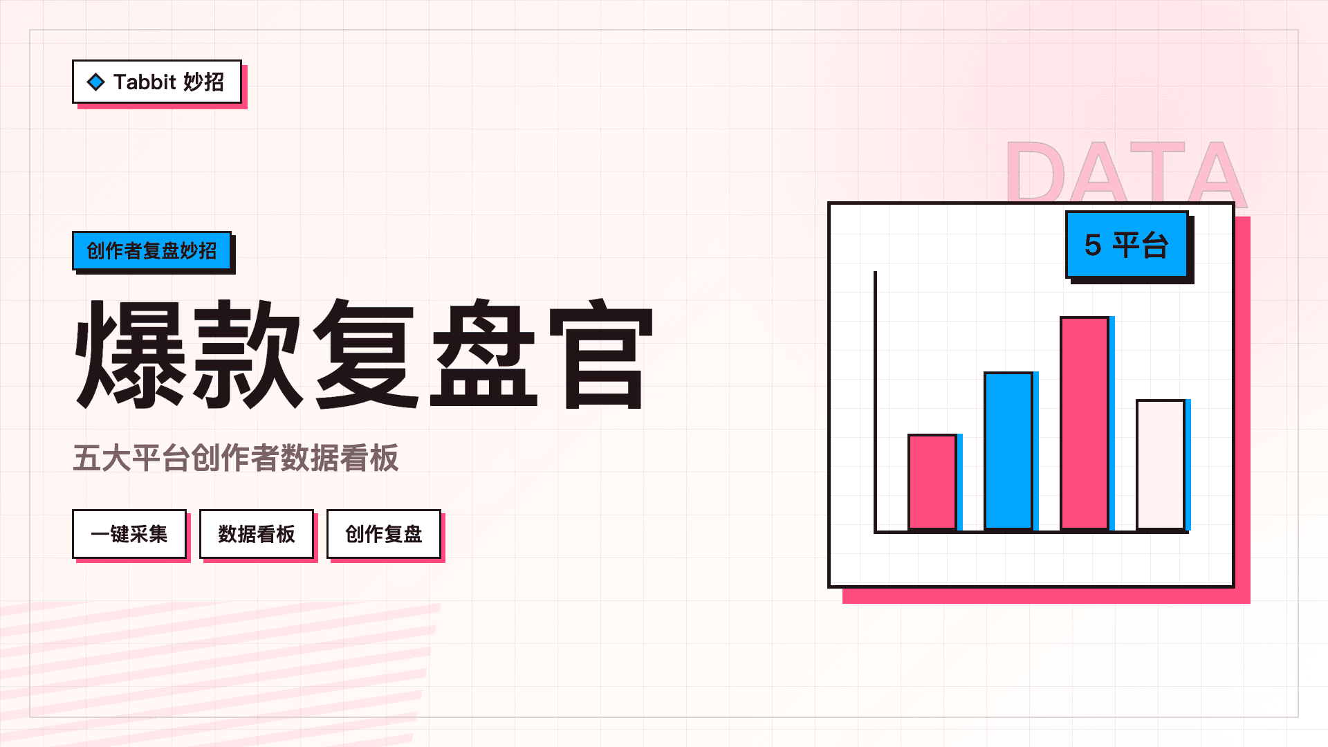 爆款复盘官：把五个平台创作者数据做成看板