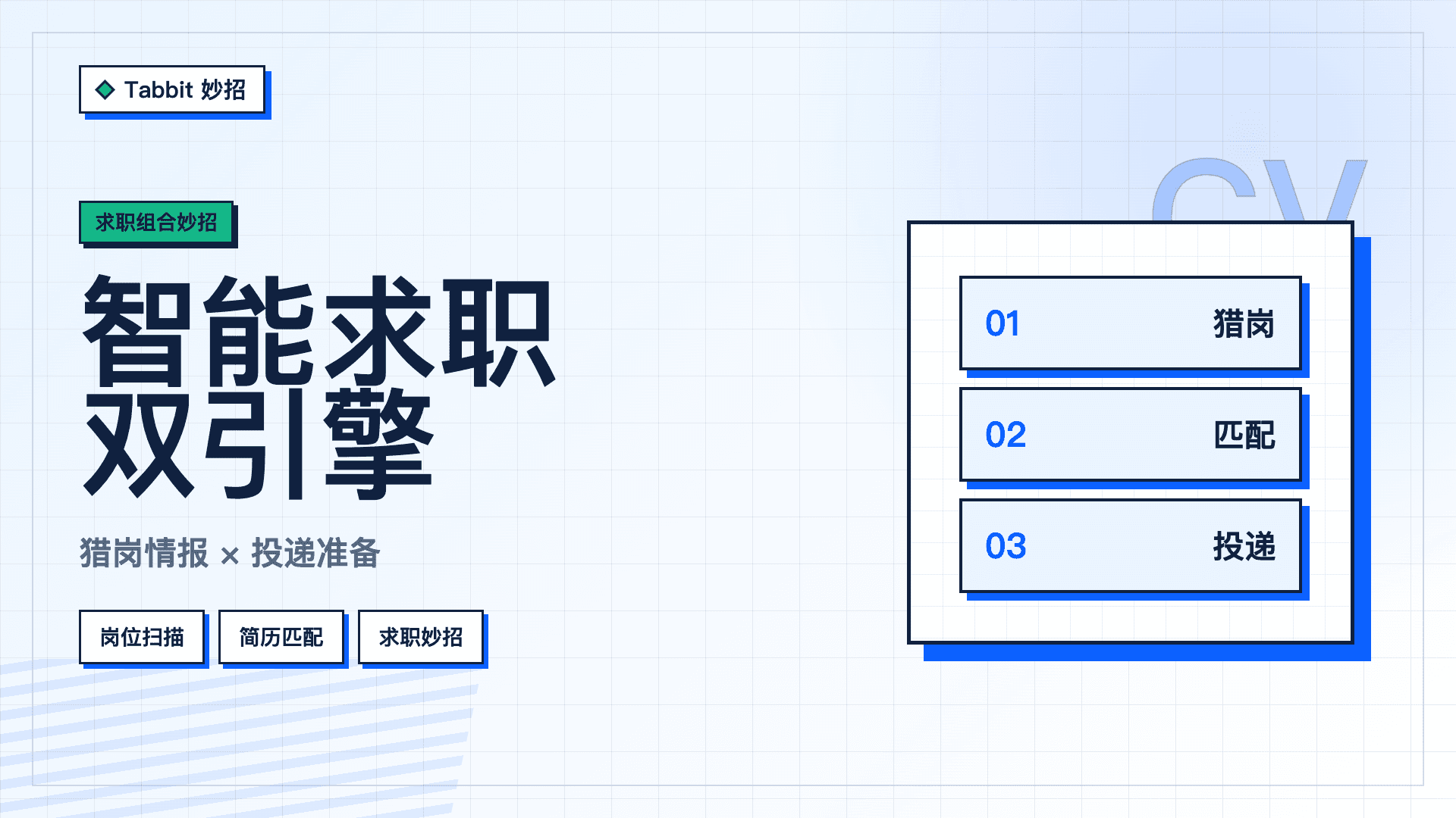 智能求职双引擎：从岗位情报到投递准备